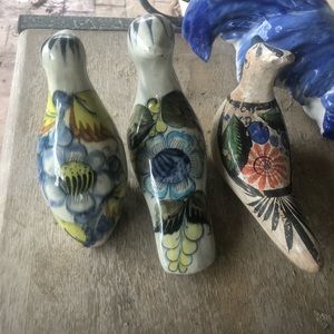 Vintage Mexican Folk Art Birds